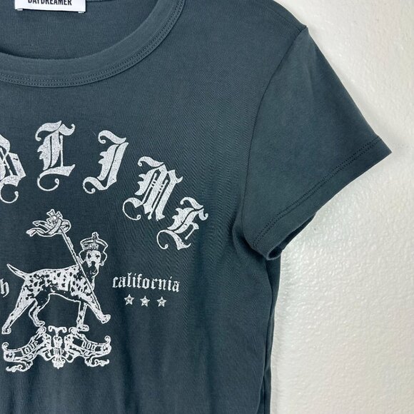 Daydreamer Sublime King Pup Tee Shirt XS Casual Y2K Grunge Summer Lightweight - Picture 4 of 5